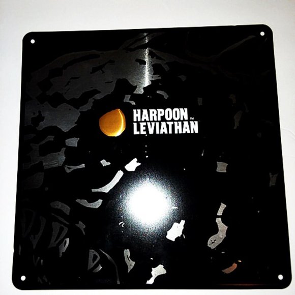 HARPOON LEVIATHAN TIN SIGN - Picture 2 of 4